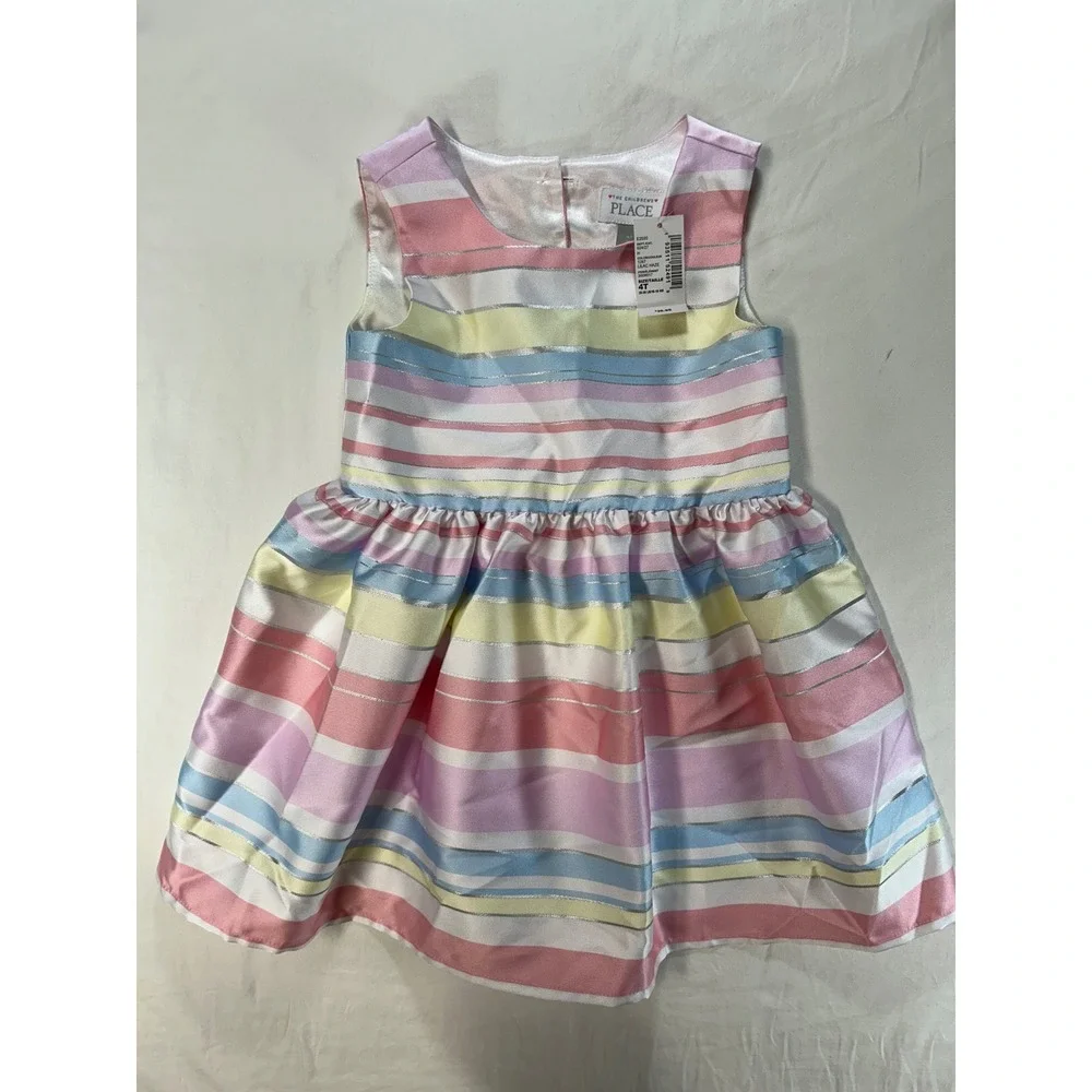 The Childrens Place Party Flower Girl 4T Pastel Party Dress Lilac Haze‎ NWT